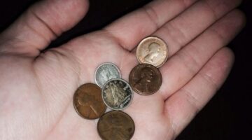 cleaned coins