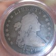 The coin I "lost" - a 1799 Draped Bust silver dollar. photo by Joshua at The Fun Times Guide