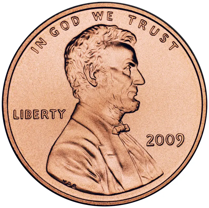 The 2009 Lincoln penny