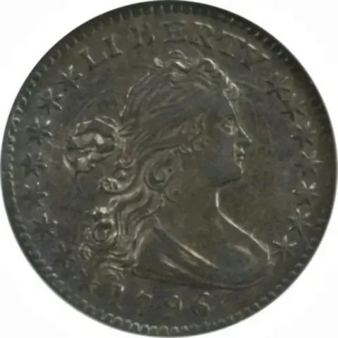 1796 half dime coin
