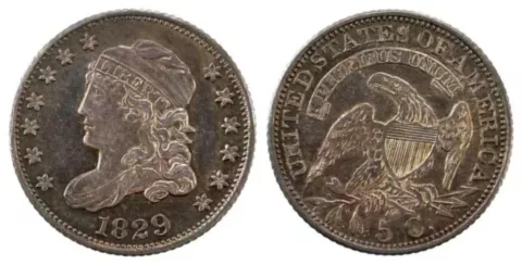 1829-Capped-Bust-half-dime