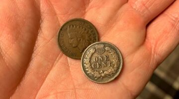 1877 Indian Head Pennies