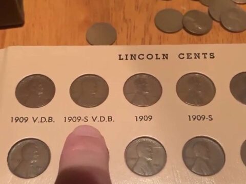 1909-s-vdb-penny This is the 1909-S VDB penny that I own - seen here in my Lincoln cent album.