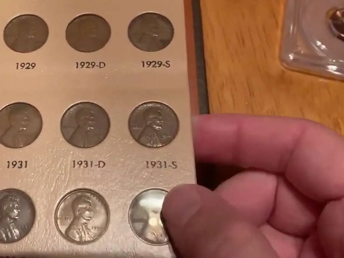 This is my 1931-S penny - from my Lincoln cent album.