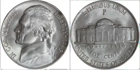 1945 war nickel