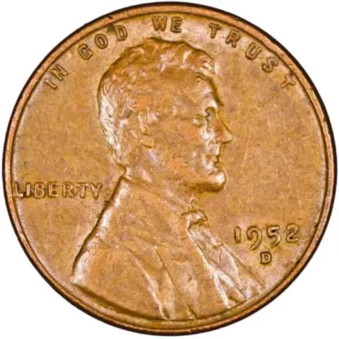 1952-D penny value
