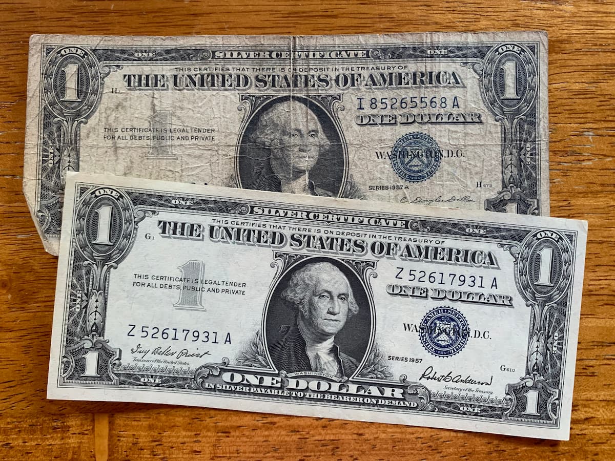 Some old 1957 $1 dollar bills have sold for more than $8,000!