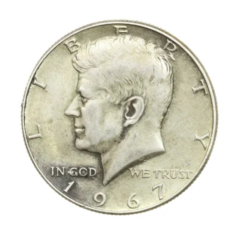 How much is a 1967 Kennedy half dollar worth today? Find out here the value of all your 1967 half dollar no mint mark coins!