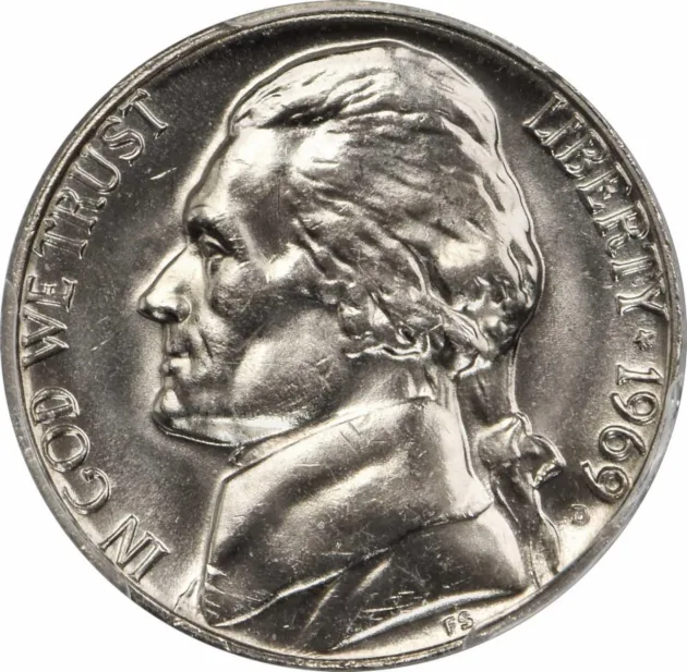 There's a detail on this 1969 nickel that helped this coin sell for more than $33,000. 