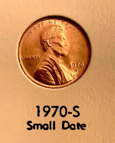 This is a 1970-S small date penny