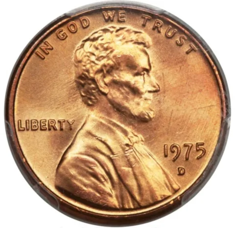 See how much a 1975-D penny is worth today.