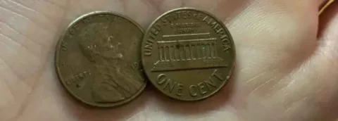 The 1975 penny is made from a 95% copper, 5% zinc composition and is worth looking for in pocket change.