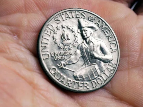 Find a 1976 quarter, otherwise known as a Bicentennial quarter? See how much it's worth today!
