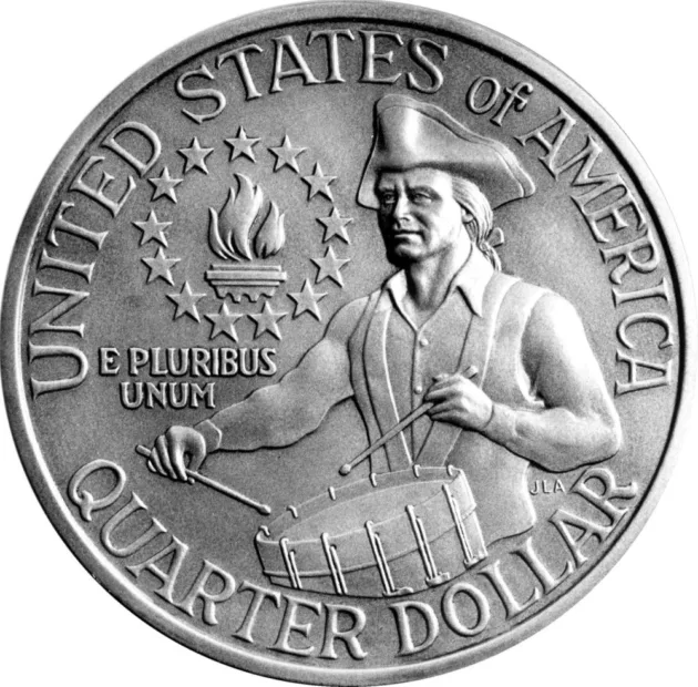 1976 bicentennial quarters are common and not very valuable, but they do celebrate the 200th birthday of the United States. 
