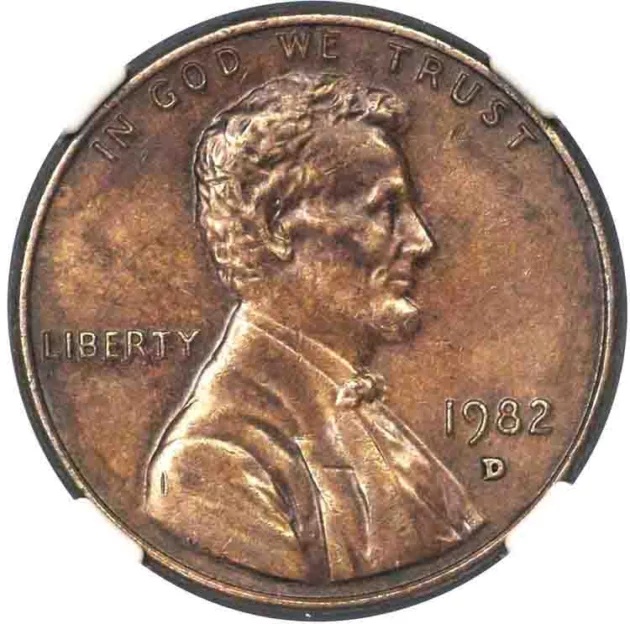 1982-D small date copper penny is worth $10,000+.