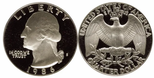 Some 1986 quarters are worth more than $2,500! Find out which details you should be looking for on your 1986 quarters.