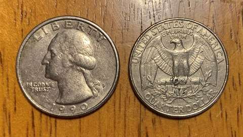 Some 1990 quarters are worth more than $1,600! Find out if you have one of these. photo by Joshua at TheFunTimesGuide.com. Some 1990 quarters are worth more than $1,600! Find out if you have one of these.