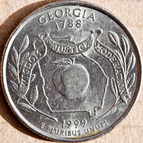 Find out here if you have a 1999 Georgia quarter with errors. 