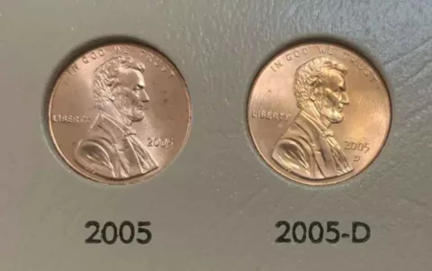 Some 2005 pennies are worth more than $1,000!