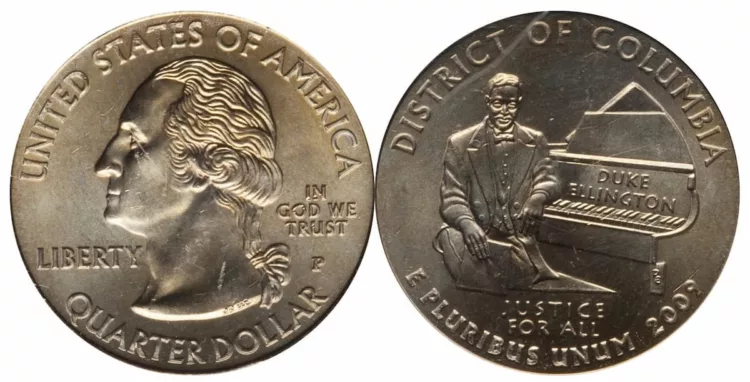 This 2009 District of Columbia coin is one of several valuable doubled die quarter errors worth money. See the entire list of double die quarters!