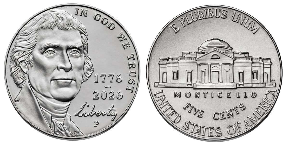 2026 semiquincentennial nickel.