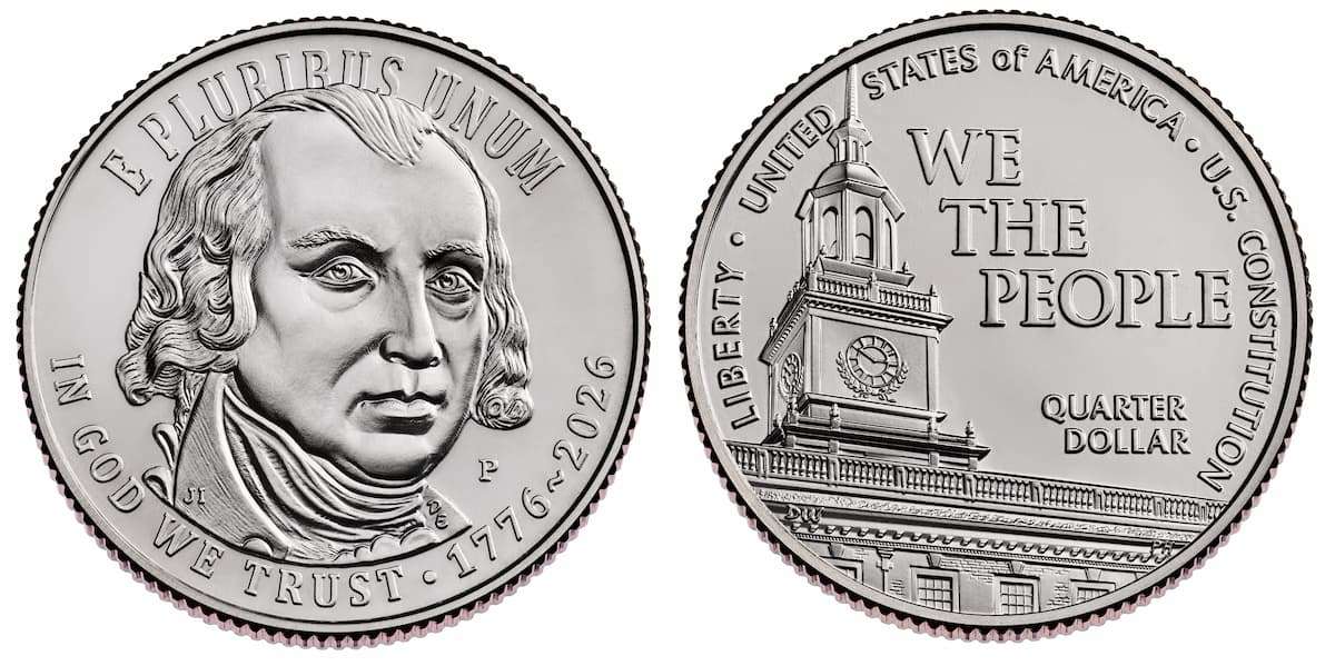 2026 Declaration of Independence semiquincentennial quarter.