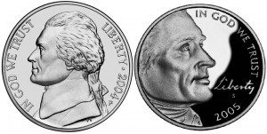 historical values Jefferson nickel