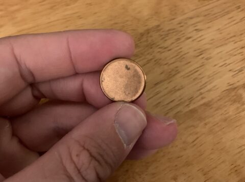 Have a blank coin like this blank penny? These are called blank planchet error coins. 
