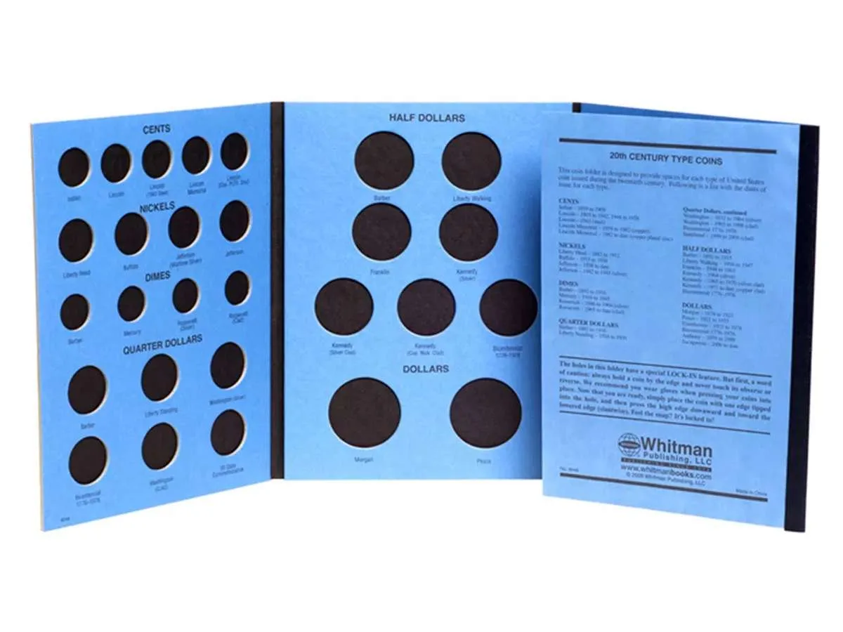 Those blue Whitman coin folders are a great way to protect the coins you've been collecting. 