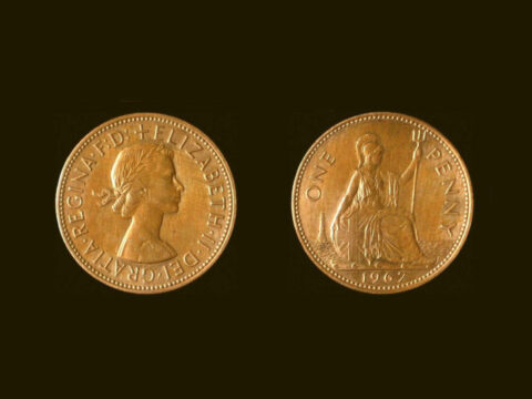 This is a 1967 penny from Great Britain, the only nation to officially strike pennies. Penny facts like that shock some people, because many of them think that the U.S. also has a coin called the penny, when - in fact - the coin's official name in the U.S. is 'one-cent piece.' photo by Sids1 on Flickr penny-facts