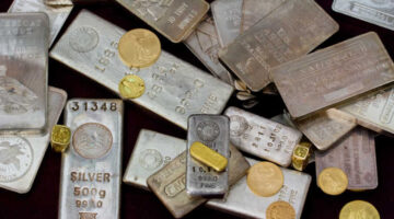 These are some silver and gold coins, rings, and bullion bars. See my 5 legit ways to buy Gold and Silver coins cheap (at or below spot price).