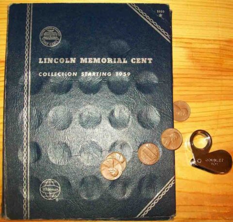 Old coin folders are now collectible items by themselves! 