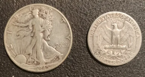 Examples of junk silver coins - aka cull coins.