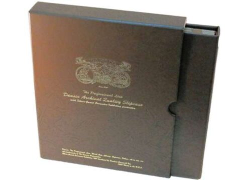 This is an example of an archival quality coin album with slipcase.