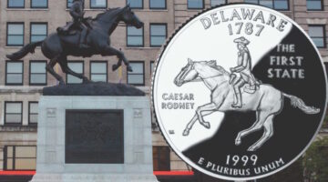 The Delaware quarter features a horse in the design. That horse plays a very important role in determining whether you have a Delaware quarter error or not.