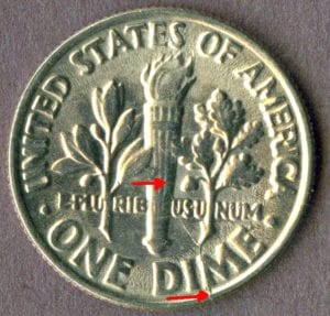 This is an example of a die crack coin.