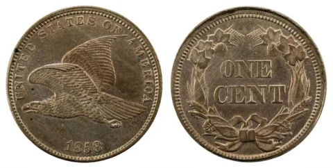 Flying Eagle cent - a Flying Eagle penny