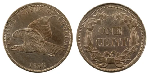 This is the Flying Eagle cent - the first U.S. penny / first U.S. small cent