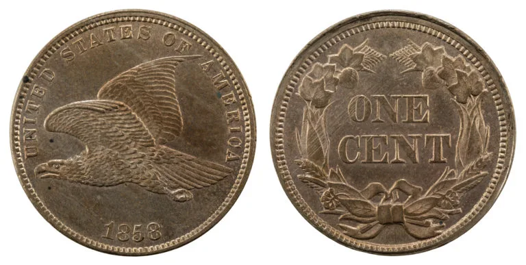 This is the Flying Eagle cent - the first U.S. penny / first U.S. small cent