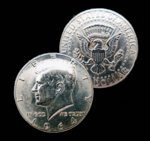 See the current Kennedy half dollar value