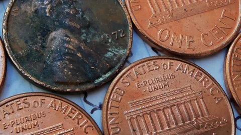 Old Coins Lincoln Memorial Pennies