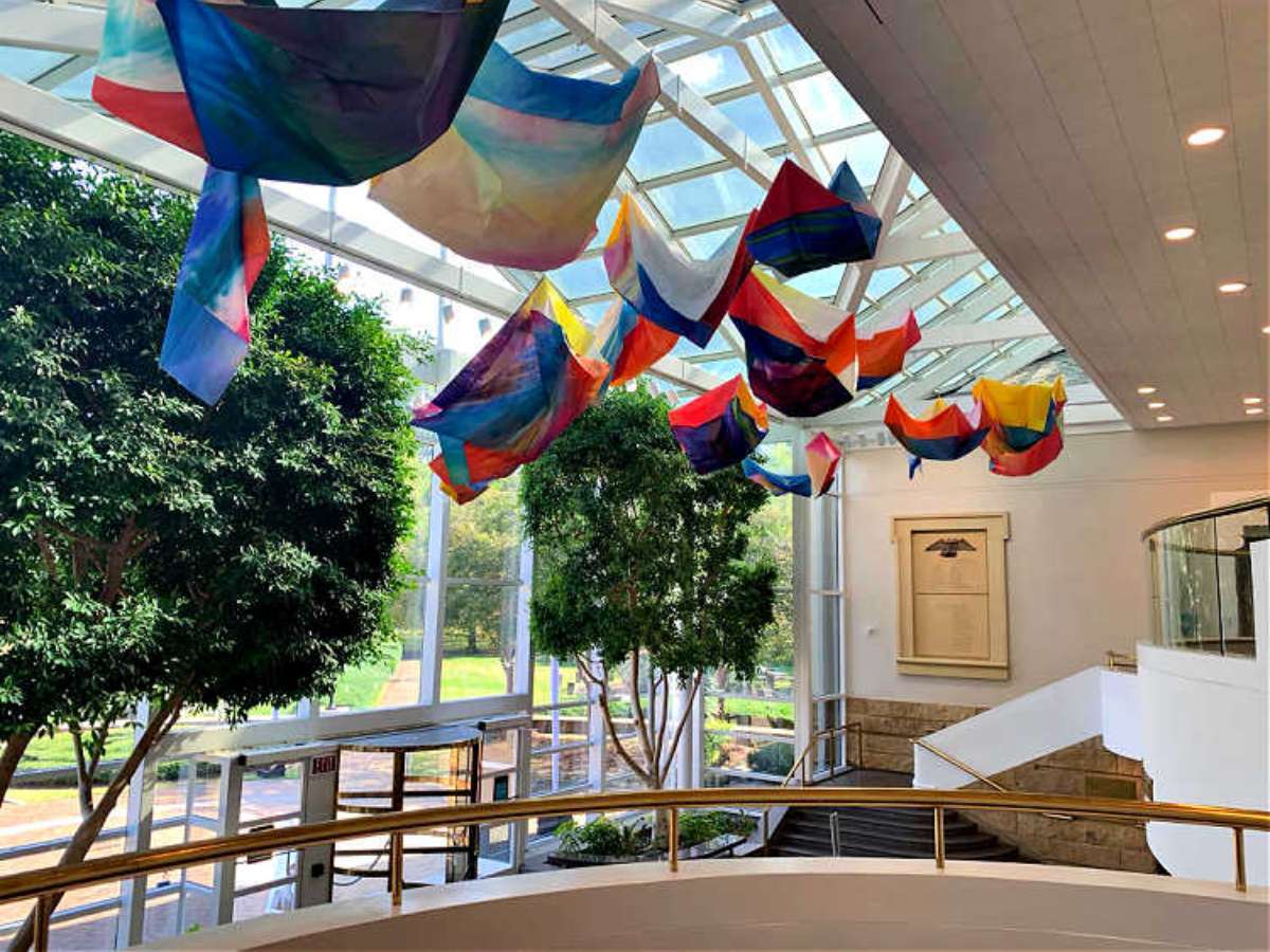 mint-museum-randolph-atrium The atrium inside the Mint Museum Randolph in Charlotte.