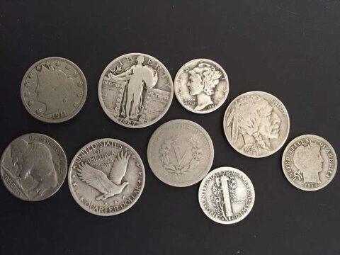 old-coin-rolls It's possible to find old coins in rolls if you search long enough.