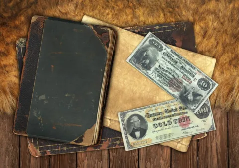 Old U.S. paper money