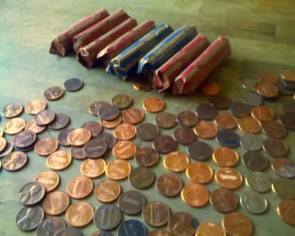 Searching through penny rolls is a great way to find old, interesting pennies.