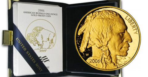 This is the proof American Buffalo gold coin.