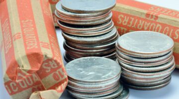U.S. quarter coin rolls explained. How many quarters in a roll?