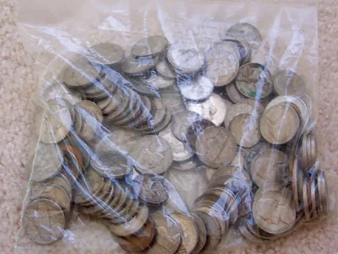 A bag filled with several years worth of United States rare coins... or so I thought. Turns out these silver coins I've been saving in a ziploc bag aren't worth as much as I'd hoped.  