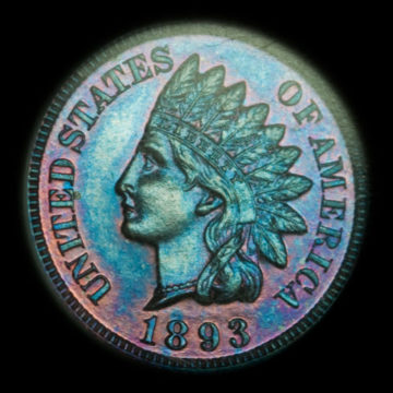 Example of a slabbed coin.
