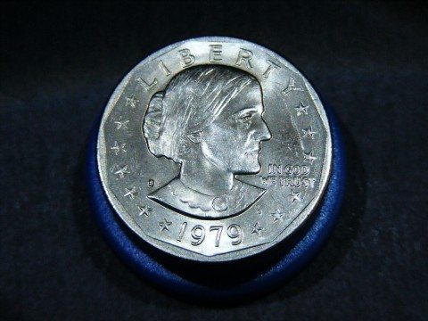 Susan B. Anthony dollar coins were quite unpopular. They were struck during the short period of 1979 to 1981, with one last year of mintage in 1999 to supplement the growing need for dollar coinage.